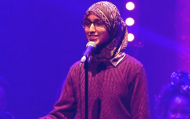 suhaiymah manzoor khan at the last word festival 2017   poetry slam final photo youtube