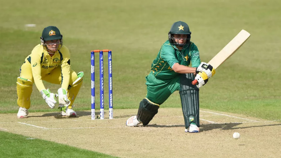 lone warrior sana was the only player to have emerged out of the australia game with any credit as she top scored with 45 and also took the most wickets with three photo courtesy icc lone warrior sana was the only player to have emerged out of the australia game with any credit as she top scored with 45 and also took the most wickets with three photo courtesy icc