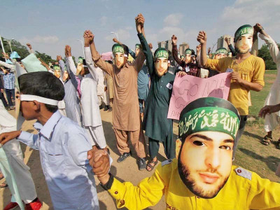 supporting wani demonstrations in islamabad supporting wani demonstrations in islamabad