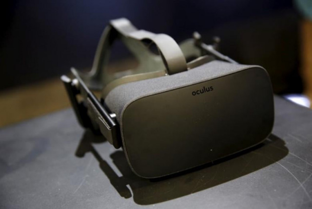 a virtual reality head set is on display following an oculus event in san francisco california june 11 2015 photo reuters a virtual reality head set is on display following an oculus event in san francisco california june 11 2015 photo reuters