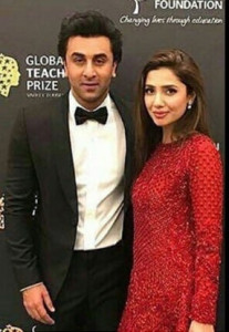 mahira khan from pakistan is very pretty ranbir kapoor