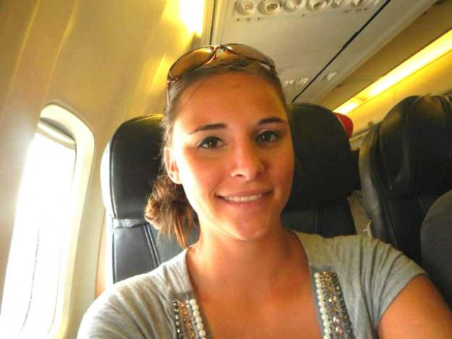 the pair had to be separated by cabin crew before mckinney was arrested when the flight from las vegas landed in portland photo facebook the pair had to be separated by cabin crew before mckinney was arrested when the flight from las vegas landed in portland photo facebook