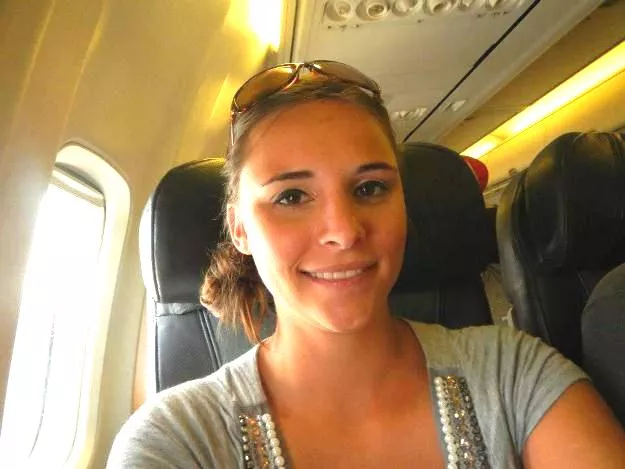 the pair had to be separated by cabin crew before mckinney was arrested when the flight from las vegas landed in portland photo facebook the pair had to be separated by cabin crew before mckinney was arrested when the flight from las vegas landed in portland photo facebook