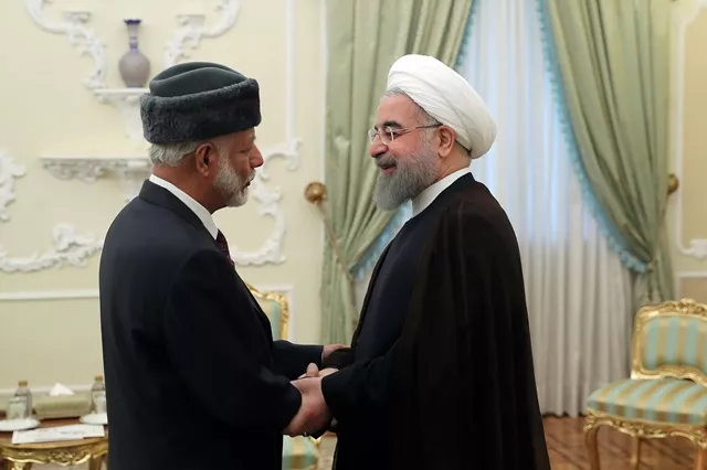 a handout picture provided by the office of iranian president hassan rouhani on july 12 2017 shows him r greeting oman 039 s foreign minister yusuf bin alawi in tehran photo afp a handout picture provided by the office of iranian president hassan rouhani on july 12 2017 shows him r greeting oman 039 s foreign minister yusuf bin alawi in tehran photo afp