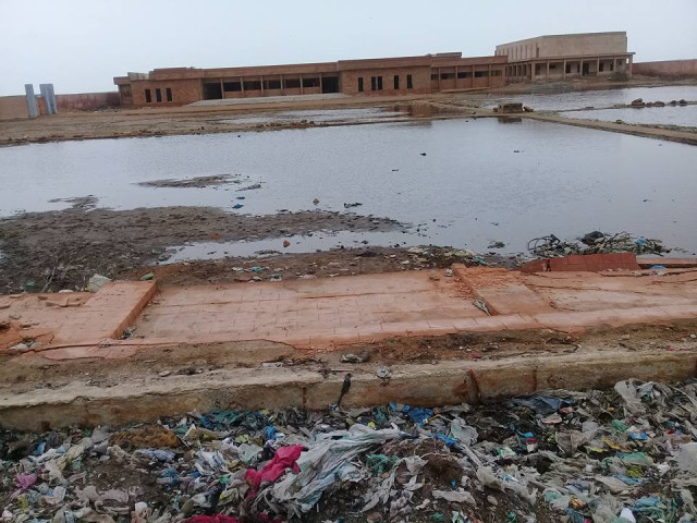 the school is now inhabited by drug addicts and animals it is surrounded by sewage water and the foul odour of dead fish photo express the school is now inhabited by drug addicts and animals it is surrounded by sewage water and the foul odour of dead fish photo express