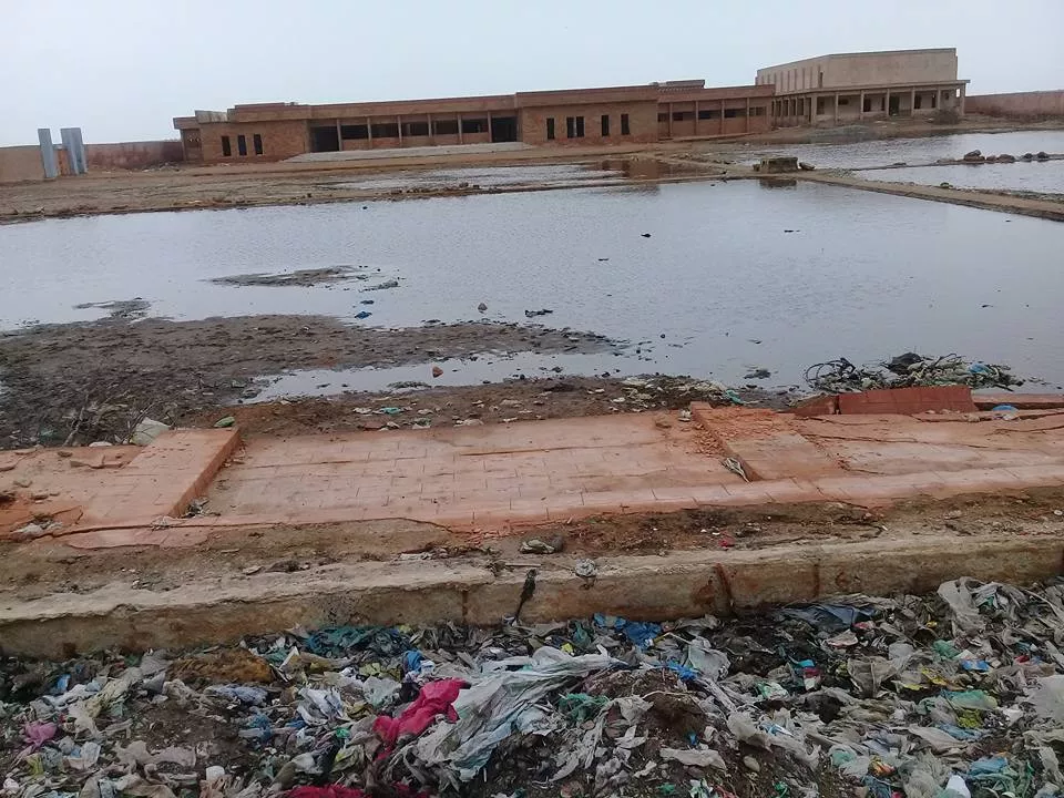 the school is now inhabited by drug addicts and animals it is surrounded by sewage water and the foul odour of dead fish photo express the school is now inhabited by drug addicts and animals it is surrounded by sewage water and the foul odour of dead fish photo express