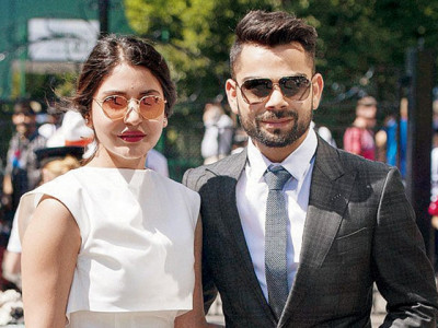 virat kohli on a much needed break with his lady love anushka sharma