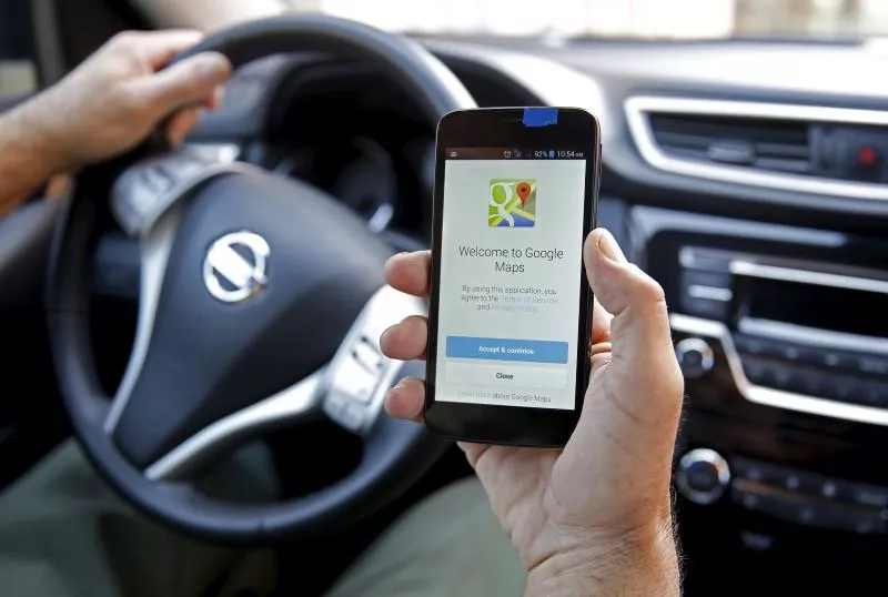 a man holds a smartphone with the google maps app open in sarajevo april 15 2015 photo reuters a man holds a smartphone with the google maps app open in sarajevo april 15 2015 photo reuters
