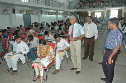 43 000 candidates appear for admission tests across punjab