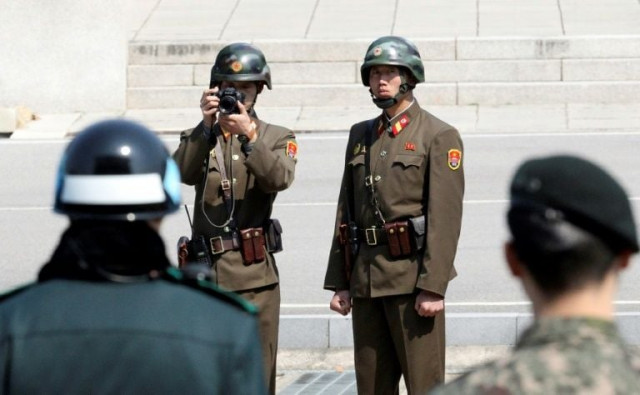 talks between north and south korea are rare and usually take place at panmunjom a truce village on the heavily fortified frontier that separates the two countries where solders from both sides face off photo afp talks between north and south korea are rare and usually take place at panmunjom a truce village on the heavily fortified frontier that separates the two countries where solders from both sides face off photo afp
