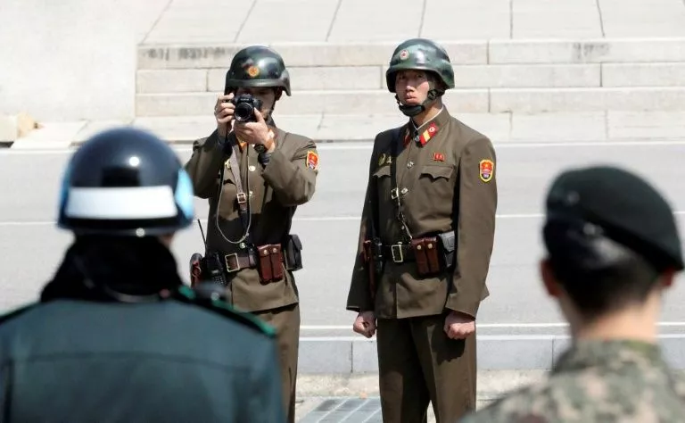 talks between north and south korea are rare and usually take place at panmunjom a truce village on the heavily fortified frontier that separates the two countries where solders from both sides face off photo afp talks between north and south korea are rare and usually take place at panmunjom a truce village on the heavily fortified frontier that separates the two countries where solders from both sides face off photo afp