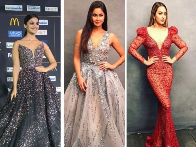 katrina alia and sonakshi slay the green carpet at iifa awards 2017