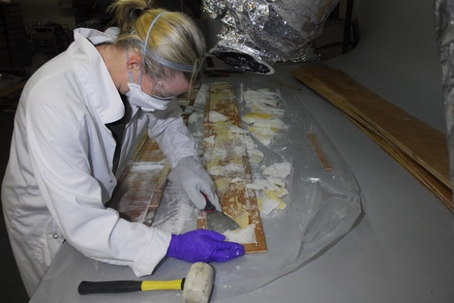 this undated handout photo released by the australian federal police on april 5 2017 shows crystal methamphetamine being removed from planks of wood at a warehouse in the victorian state suburb of nunawading east of melbourne where it was hidden in 70 boxes of floorboards shipped from china photo afp this undated handout photo released by the australian federal police on april 5 2017 shows crystal methamphetamine being removed from planks of wood at a warehouse in the victorian state suburb of nunawading east of melbourne where it was hidden in 70 boxes of floorboards shipped from china photo afp