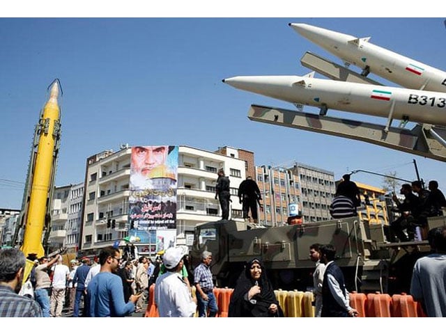 iran 039 s parliament retaliated by voting for funding for the missile programme and revolutionary guards photo afp