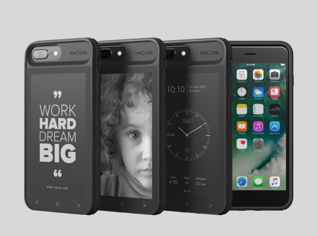 oaxis inkcase features a 5 2 inch e ink display photo oaxis oaxis inkcase features a 5 2 inch e ink display photo oaxis