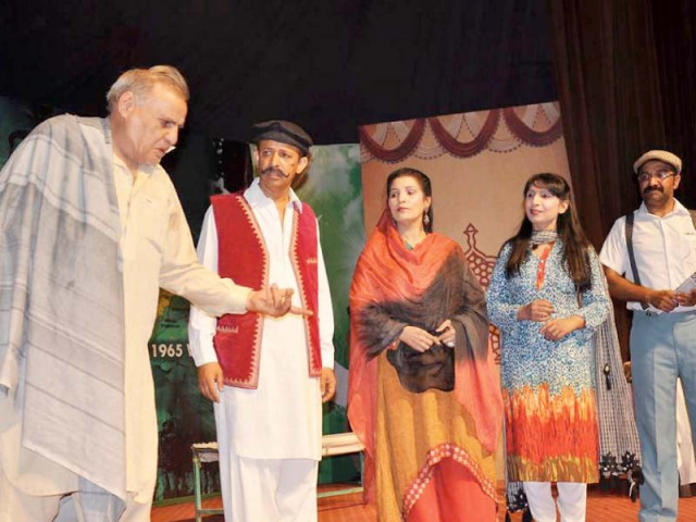 actors perform a drama at rawalpindi arts council photo file actors perform a drama at rawalpindi arts council photo file