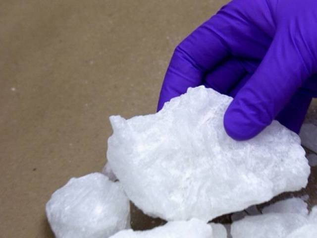 the arrested man has confessed to supplying ice to a local supplier in peshawar photo courtesy the guardian the arrested man has confessed to supplying ice to a local supplier in peshawar photo courtesy the guardian