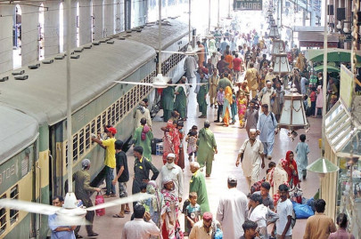 railway station becomes centre of chaos frustration
