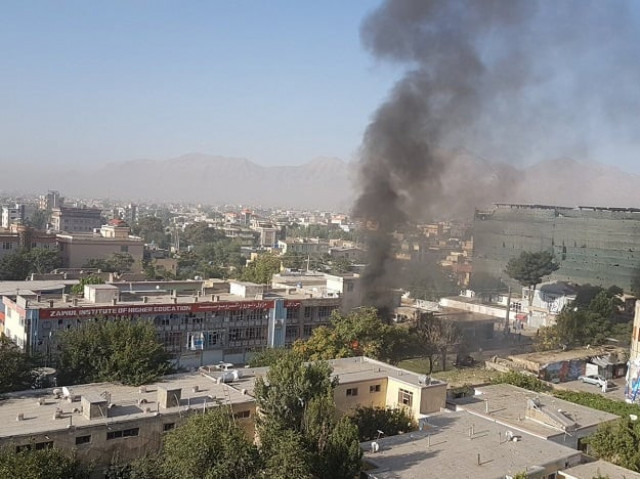 smokes rising after an explosion at zawul institute of higher education in kabul afghanistan photo reuters smokes rising after an explosion at zawul institute of higher education in kabul afghanistan photo reuters