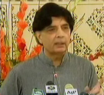 interior minister chaudhry nisar addresses a news conference in islamabad on july 24 2017 express news screen grab interior minister chaudhry nisar addresses a news conference in islamabad on july 24 2017 express news screen grab
