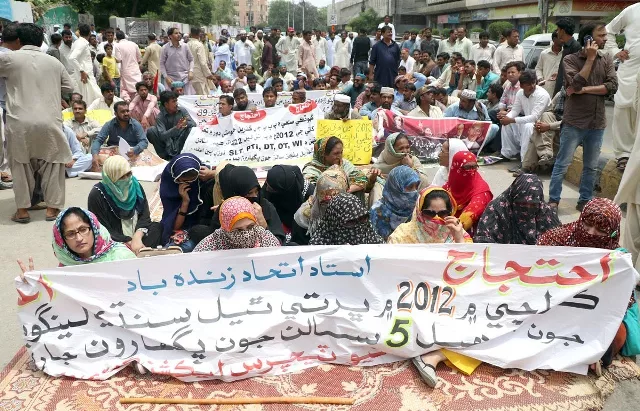 the teachers ended their protest in front of the assembly on june 5 after the school education secretary vowed to resolve their issues within a week photo online the teachers ended their protest in front of the assembly on june 5 after the school education secretary vowed to resolve their issues within a week photo online