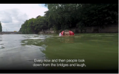 this german man swims to work everyday and loves it this german man swims to work everyday and loves it