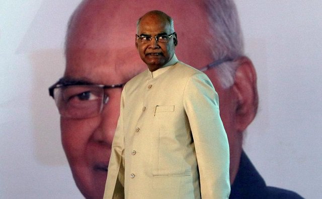 india 039 s president elect ram nath kovind arrives to attend a ceremony after his victory in new delhi india july 20 2017 photo reuters