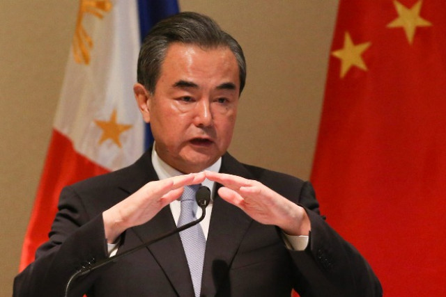 chinese foreign minister wang yi photo courtesy rappler chinese foreign minister wang yi photo courtesy rappler