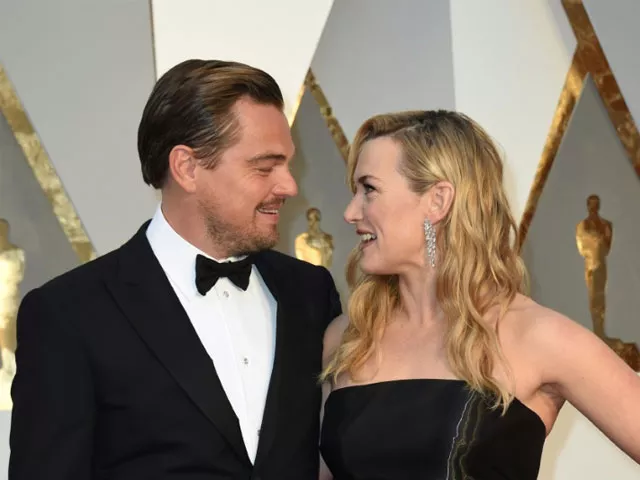 actors leonardo dicaprio and kate winslet are auctioning off a private dinner in their exclusive company for charity photo afp actors leonardo dicaprio and kate winslet are auctioning off a private dinner in their exclusive company for charity photo afp
