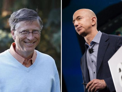 jeff bezos dethrones bill gates as world s richest person for a few hours