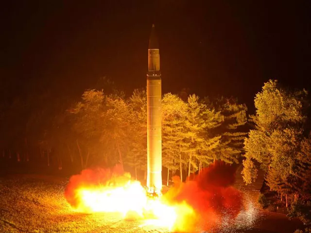 intercontinental ballistic missile icbm hwasong 14 is pictured during its second test fire in this undated picture provided by kcna in pyongyang on july 29 2017 photo reuters intercontinental ballistic missile icbm hwasong 14 is pictured during its second test fire in this undated picture provided by kcna in pyongyang on july 29 2017 photo reuters