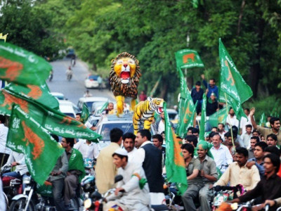pml n women wing stages protest