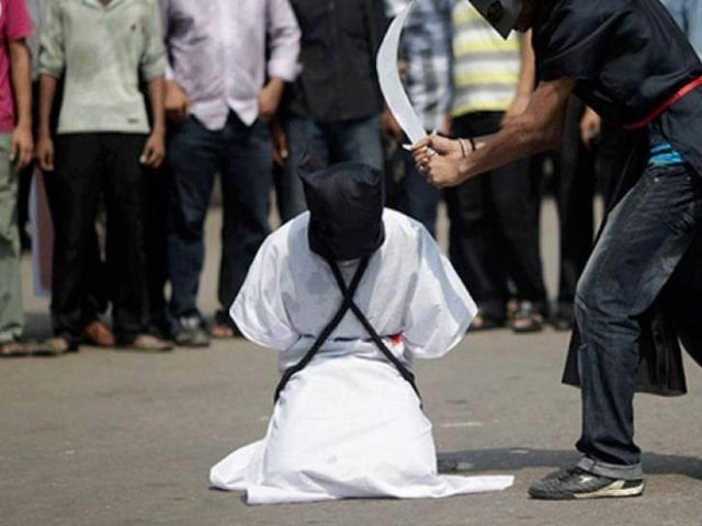 the public execution was widely aired on huthi run media in yemen framed as an example photo reuters the public execution was widely aired on huthi run media in yemen framed as an example photo reuters