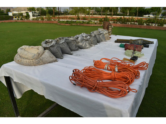 the security force recovers 2 000kg of explosives during an intelligence based operation photo ispr