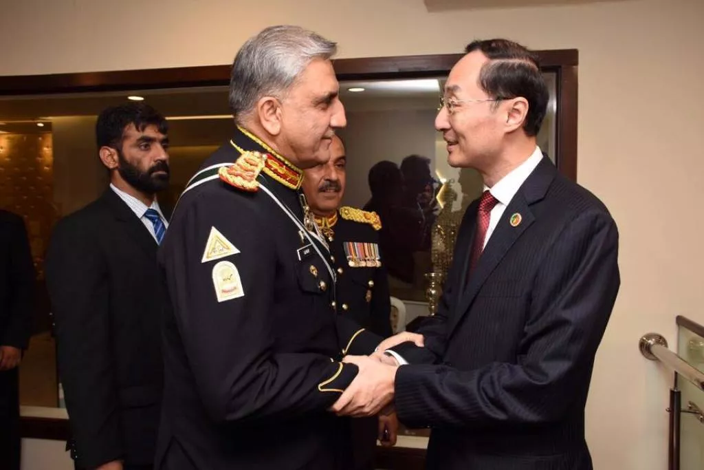 army chief gen javed qamar bajwa with chinese ambassador sun weidong photo ispr army chief gen javed qamar bajwa with chinese ambassador sun weidong photo ispr