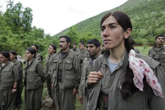 kurdistan workers party pkk fighters stand in formation in northern iraq may 14 2013 photo reuters