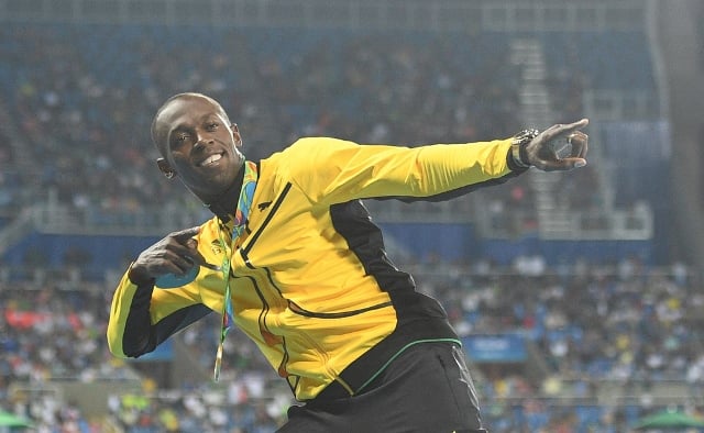 larger than life bolt has transcended his sport and the world s fastest human is considered one of the greatest ever sportsmen photo afp