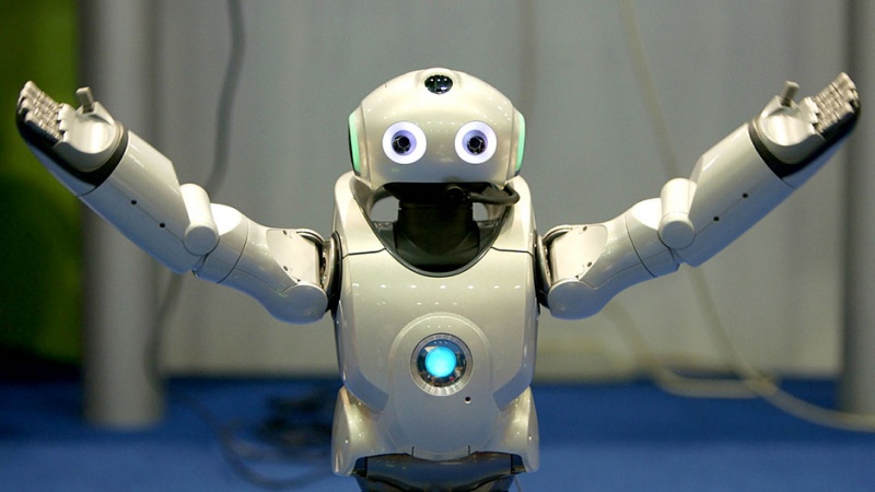 a robot spreads its arms photo reuters