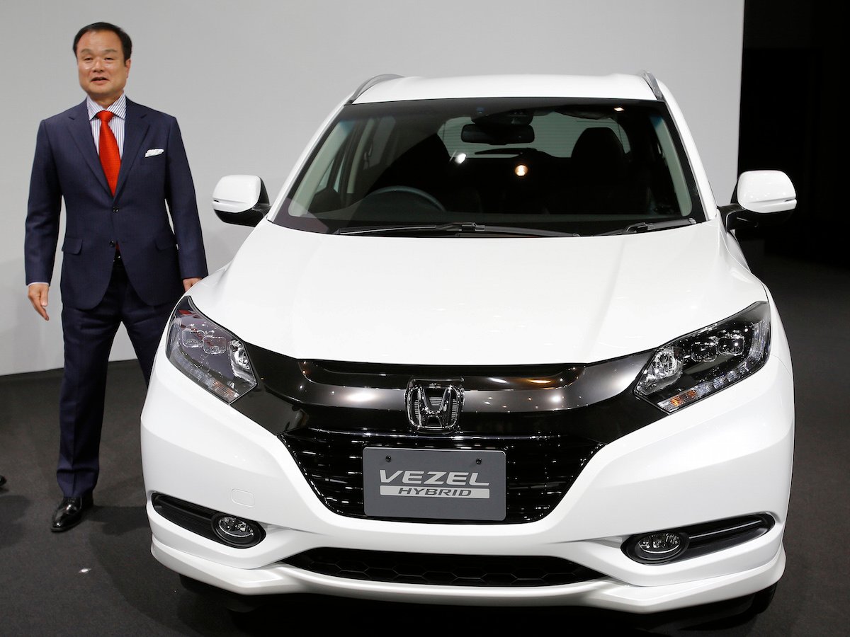 honda vezel suvs were recalled due to concerns about an electrical part that could overheat and catch fire photo reuters