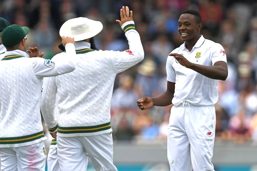 south africa 039 s kagiso rabada r celebrates with teammates after taking the wicket of england 039 s tom westley not pictured during play on the day 1 of the fourth test at old trafford cricket ground in manchester north west england on august 4 2017 england won the toss and chose to bat against south africa in the fourth test at old trafford photo afp south africa 039 s kagiso rabada r celebrates with teammates after taking the wicket of england 039 s tom westley not pictured during play on the day 1 of the fourth test at old trafford cricket ground in manchester north west england on august 4 2017 england won the toss and chose to bat against south africa in the fourth test at old trafford photo afp