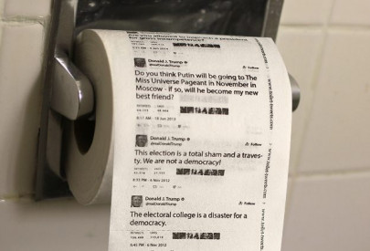 toilet paper with donald trump s tweets appears on amazon