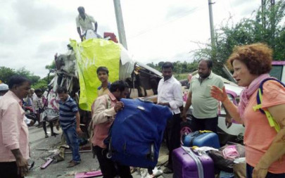 four spanish nationals killed in india road accident