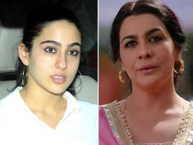 Sara Ali Khan and her mother Amrita Singh. PHOTO: File