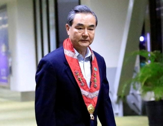 chinese foreign minister minister wang yi arrives at the international airport of pasay to attend the 50th asean foreign ministers meeting metro manila philippines august 5 2017 photo reuters chinese foreign minister minister wang yi arrives at the international airport of pasay to attend the 50th asean foreign ministers meeting metro manila philippines august 5 2017 photo reuters