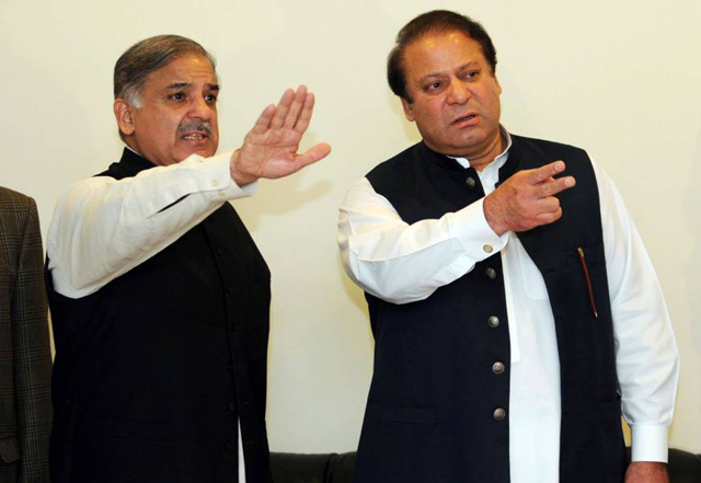 pakistan 039 s ousted prime minister nawaz sharif has named his younger brother shehbaz as his successor to the country 039 s top office photo afp