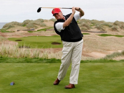 trump says he is working hard at new jersey golf club