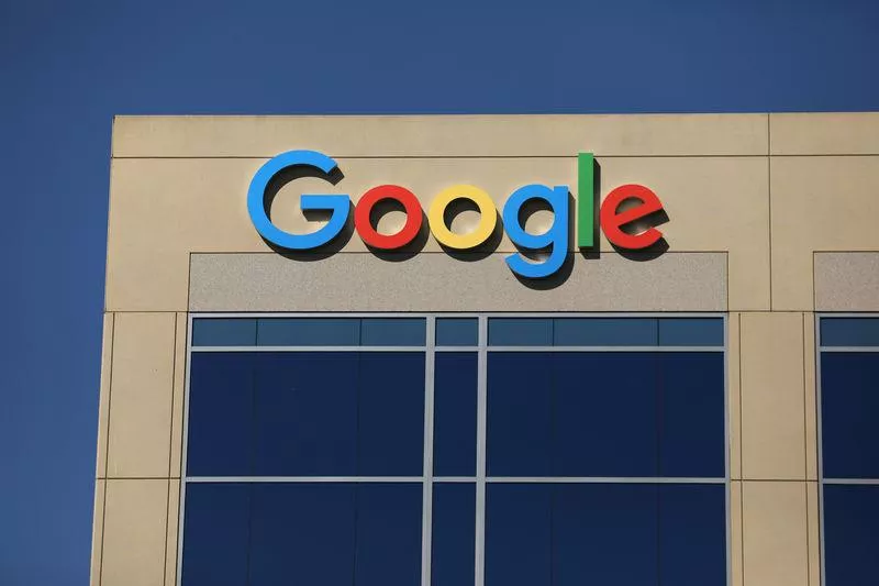 the google logo is pictured atop an office building in irvine california u s august 7 2017 photo reuters the google logo is pictured atop an office building in irvine california u s august 7 2017 photo reuters
