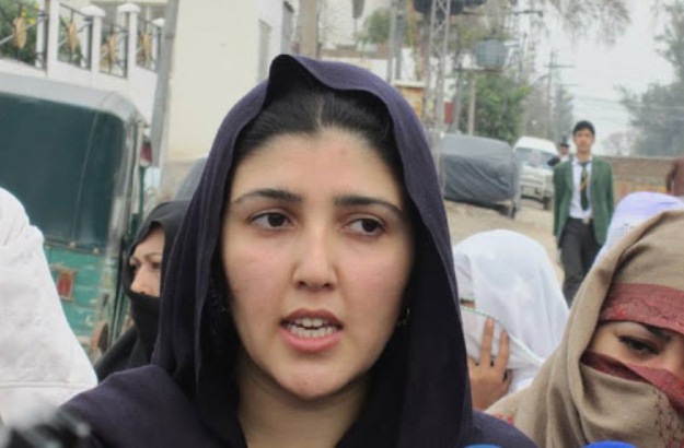 gulalai s former secretary files an application accusing her of misusing millions of rupees in developmental schemes photo file