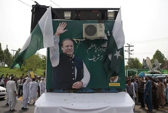 supporters of deposed prime minister nawaz sharif gather around a container prepared for a rally led by sharif in islamabad on august 9 2017 photo afp supporters of deposed prime minister nawaz sharif gather around a container prepared for a rally led by sharif in islamabad on august 9 2017 photo afp