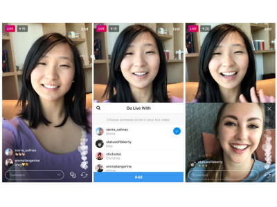 now you can go live with a friend on instagram